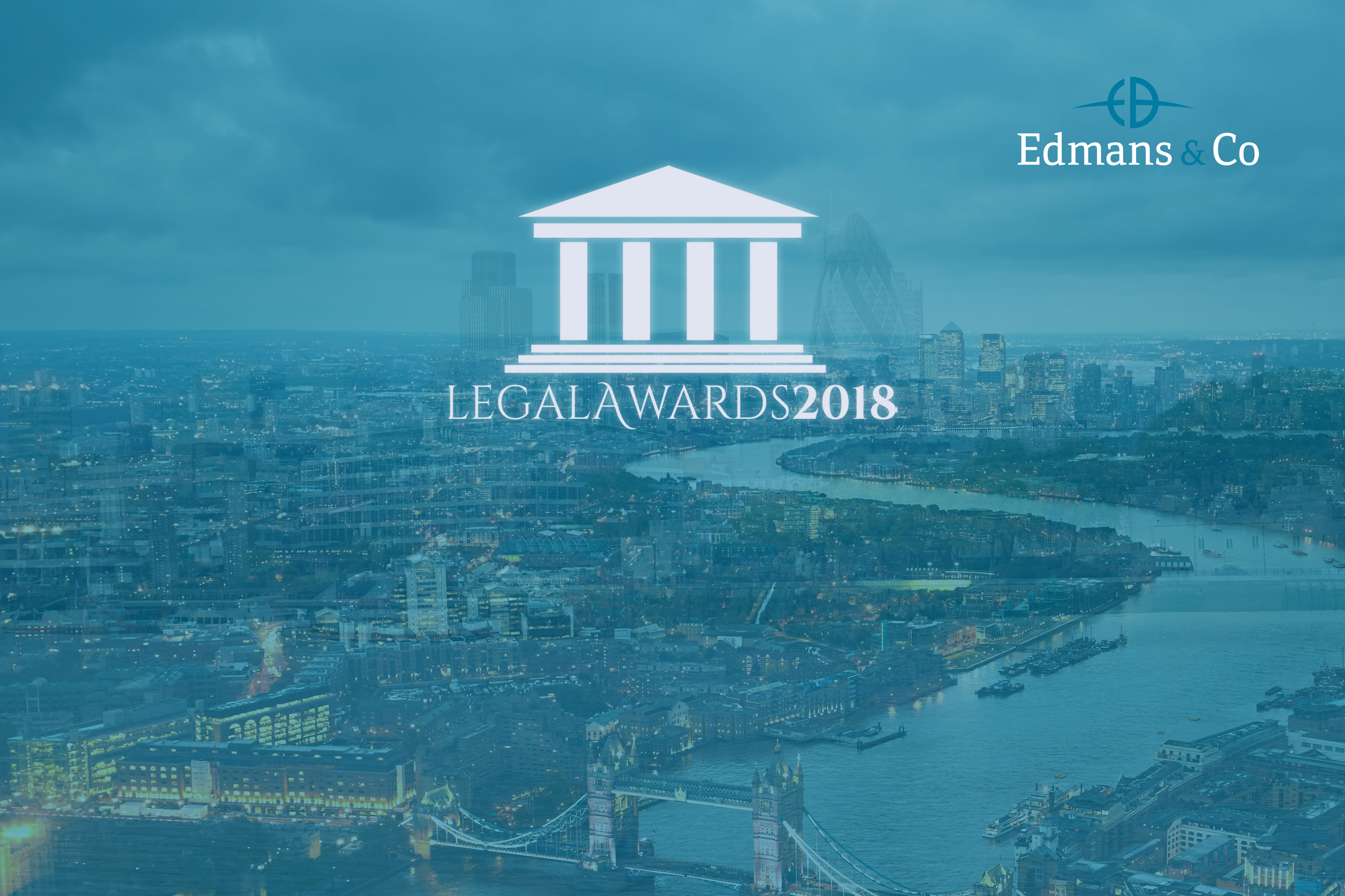 Edmans Co Immigration Law Firm of the Year Legal Awards 2018